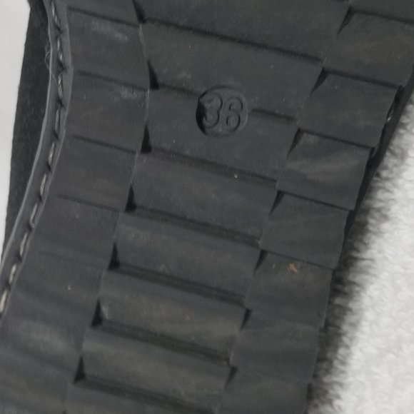 Minibel black leather shoes with white stitch - Picture 8 of 8